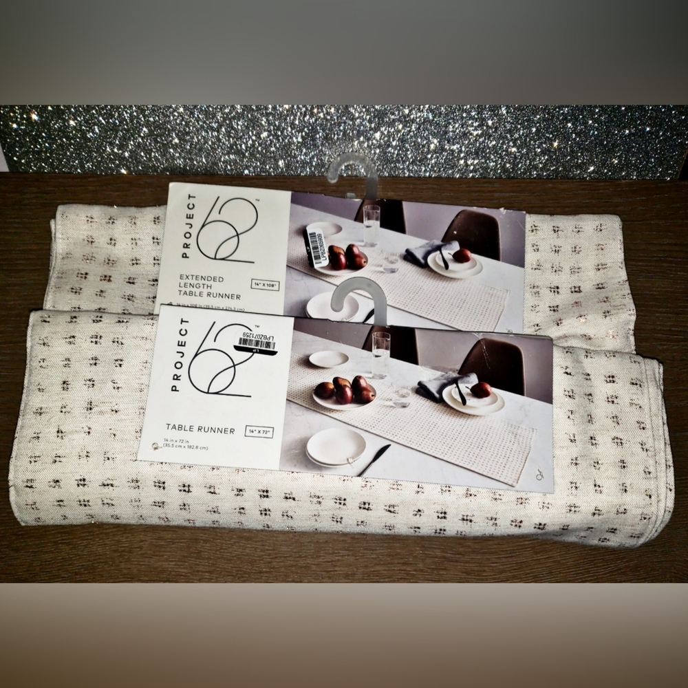 Project 62 table runner regular and extended sizes